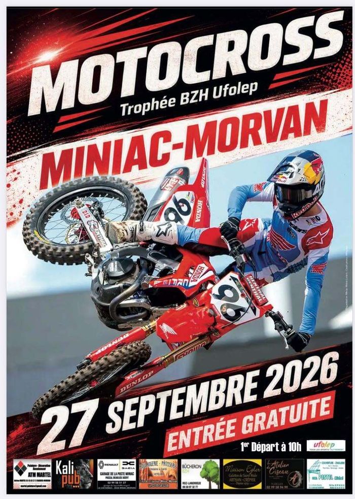 Motocross, Site de Motocross de La Roussaie, Miniac-Morvan