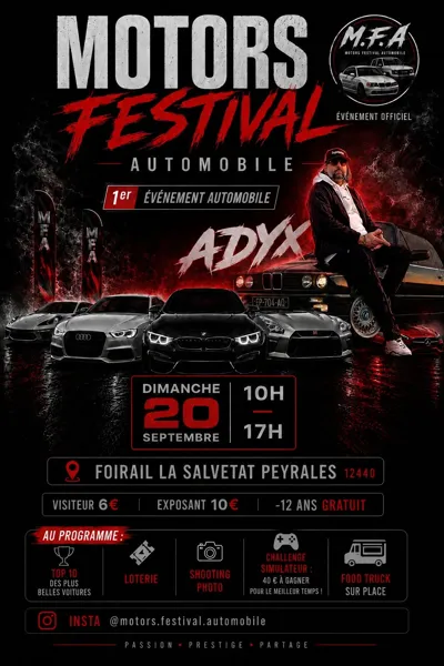 Motors Festival Automobile La Salvetat-Peyralès