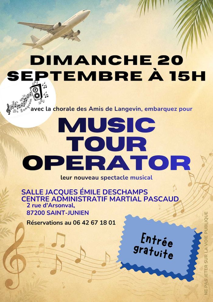 Music tour Operator, Centre administratif Martial Pascaud, Saint-Junien