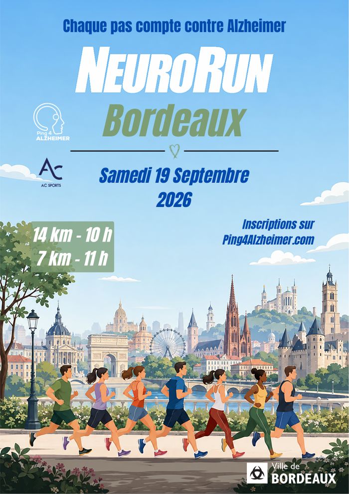 NeuroRun Bordeaux 2026, Square Toussaint Louverture, Bordeaux