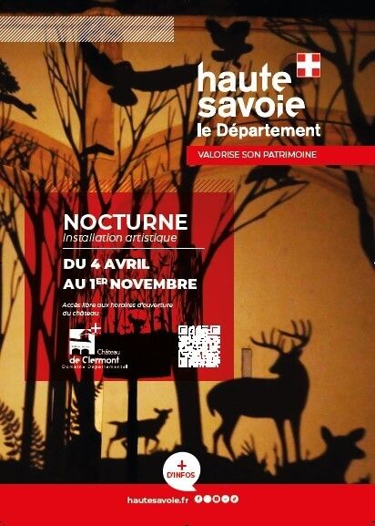 NOCTURNE – installation immersive, Château de Clermont, Clermont