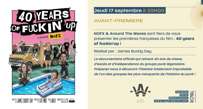 NOFX – 40 YEARS OF FUCKIN’UP, Le Royal, Biarritz