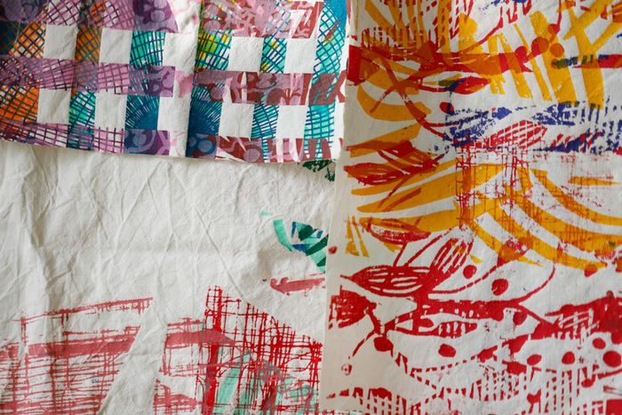 Oeuvre collective « Florilège fleuri » – Sessions couture, Espace culturel Le Triskell – Ploeren, Ploeren