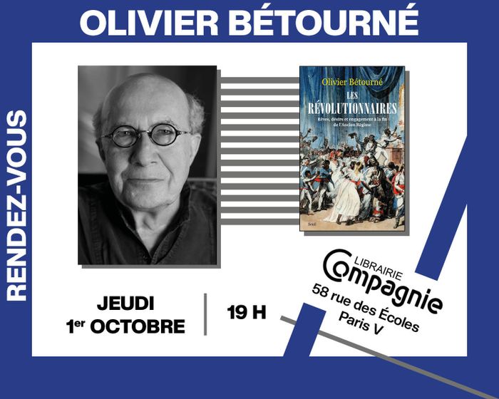 Olivier Bétourné, Librairie Compagnie, Paris