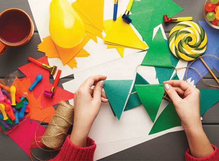Origami : couronne d’étoiles pour les fêtes, Bibliothèque Roseraie, Toulouse