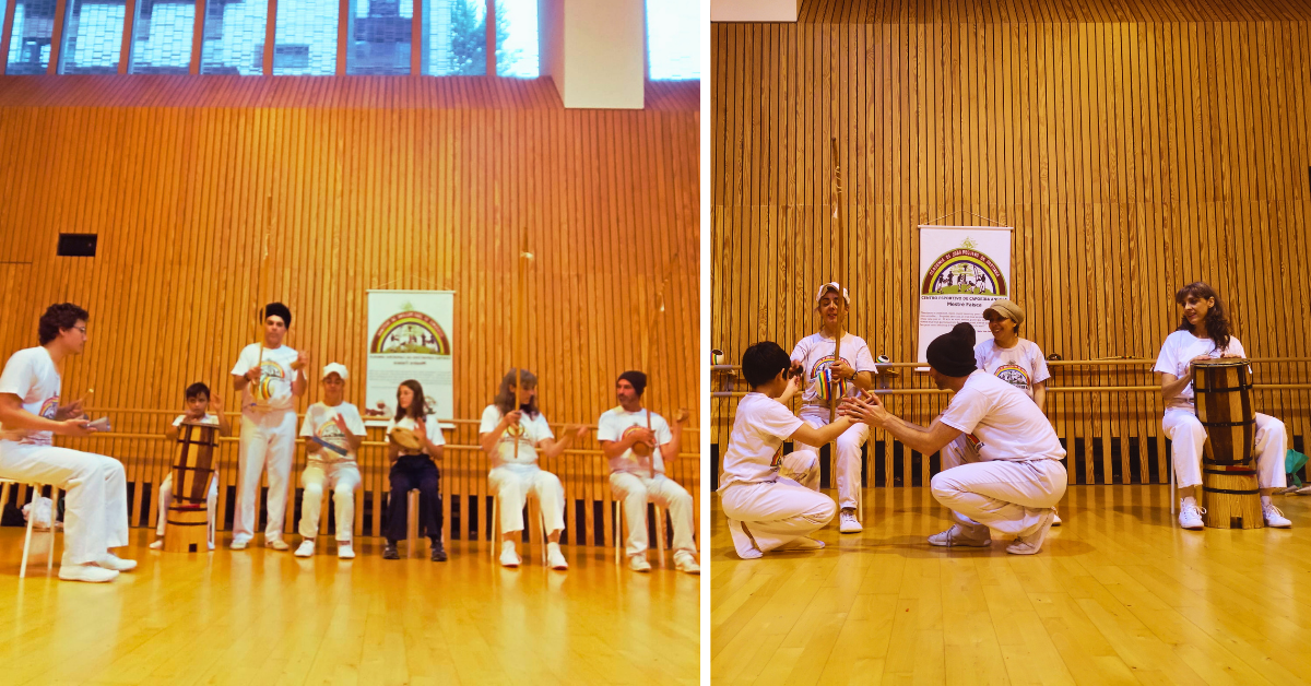 instruments musicaux, enfants, capoeira Angola, Mestre Faísca, mouvements