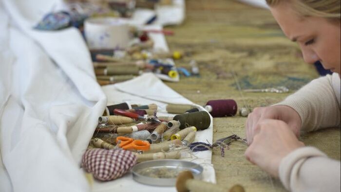 Ouverture exceptionnelle de l&rsquo;atelier de restauration de tapisseries du Mobilier national à Aubusson, Cité internationale de la tapisserie, Aubusson