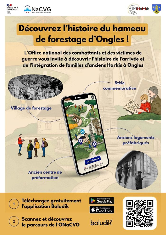 Parcours Baludik : Découvrez l&rsquo;histoire du hameau de forestage d&rsquo;Ongles, MHeMO, Maison d&rsquo;Histoire et de Mémoire d&rsquo;Ongles, Ongles