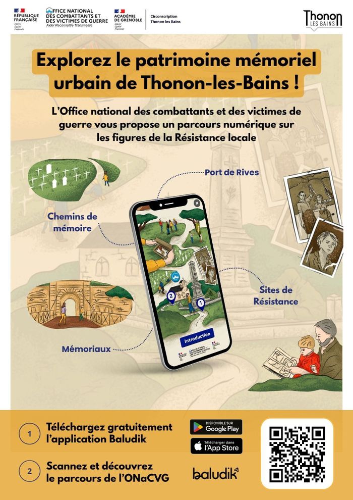 Parcours Baludik : Portraits de guerre à Thonon-les-Bains, Le Port de Rives, Thonon-les-Bains