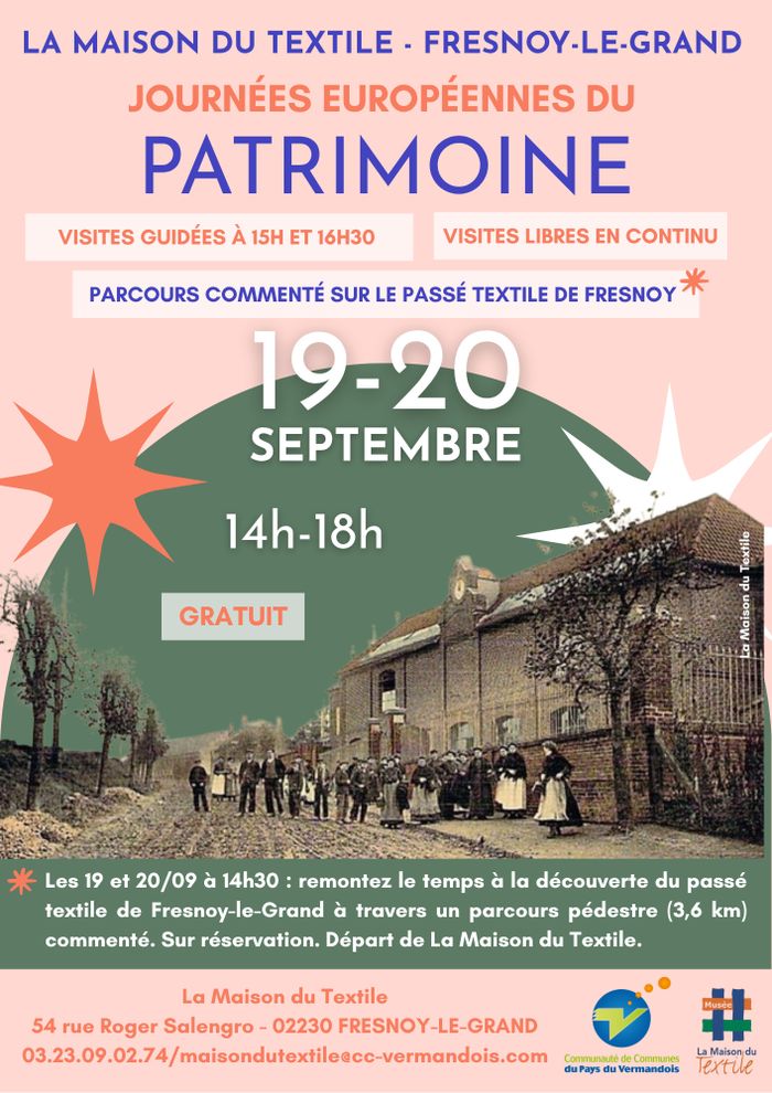 Parcours commenté sur le passé textile de Fresnoy-le-Grand, La Maison du Textile, Fresnoy-le-Grand