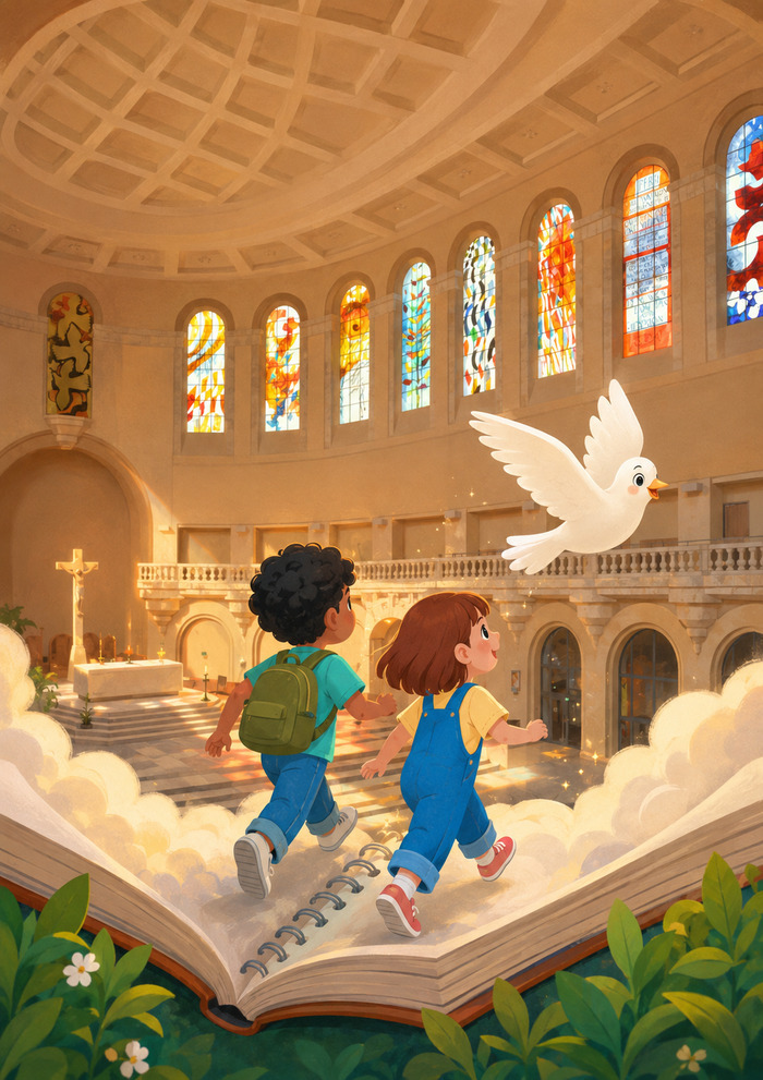 Parcours ludique pour enfants, Basilique du Sacré-Cœur de Grenoble, Grenoble