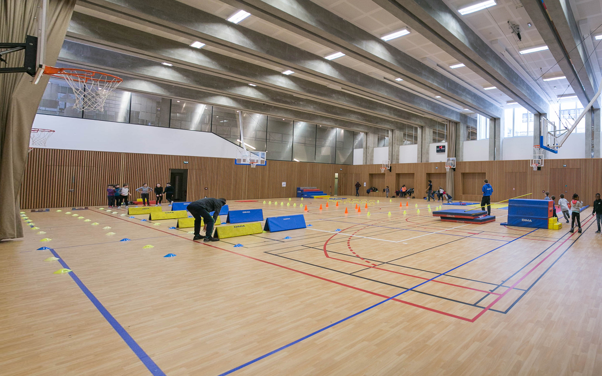 Paris sport familles : sport famille au gymnase Althea Gibson Gymnase Althéa Gibson PARIS