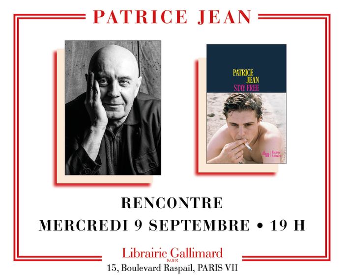 Patrice Jean présente « Stay Free », Librairie Gallimard, Paris