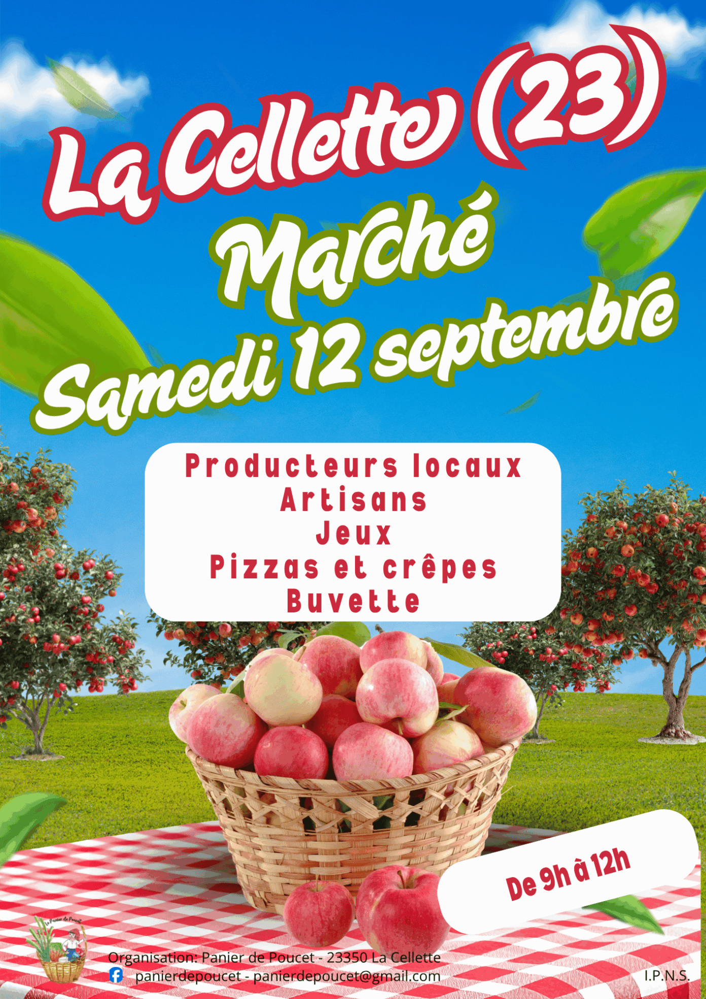 Marché du Panier de Poucet Parc Saincthorent La Cellette