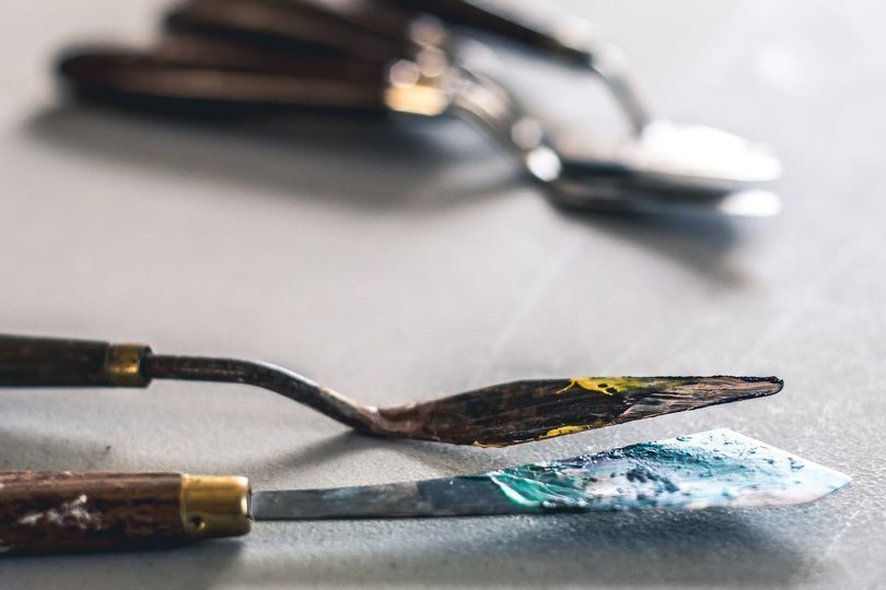 Peinture au couteau Andernos-les-Bains