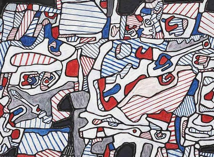 Peinture : Dubuffet, Médiathèque José Cabanis, Toulouse