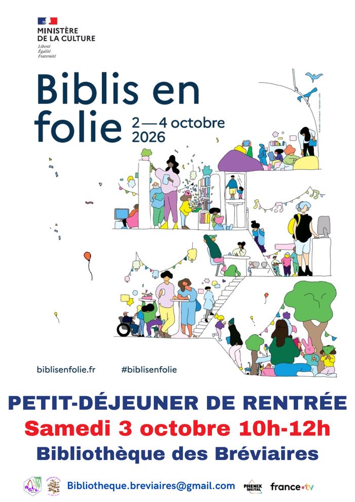 Petit-déjeuner de rentrée, Bibliothèque Associative Les Mille Feuilles, Les Bréviaires