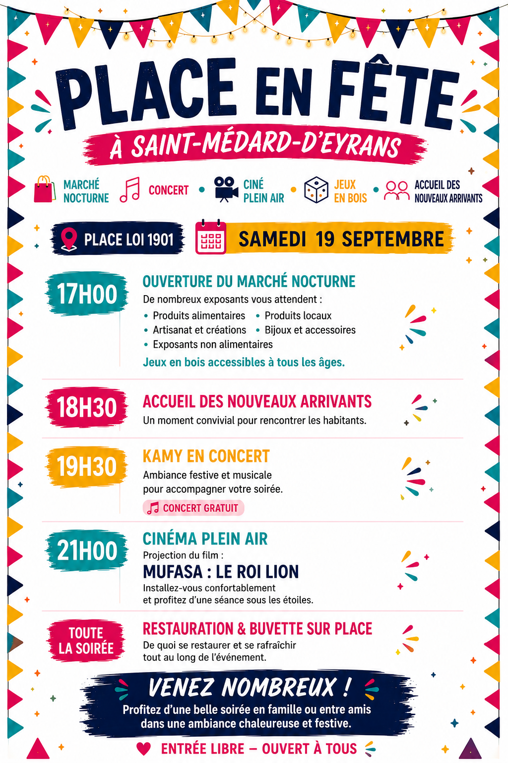 Place en Fête Saint-Médard-d’Eyrans