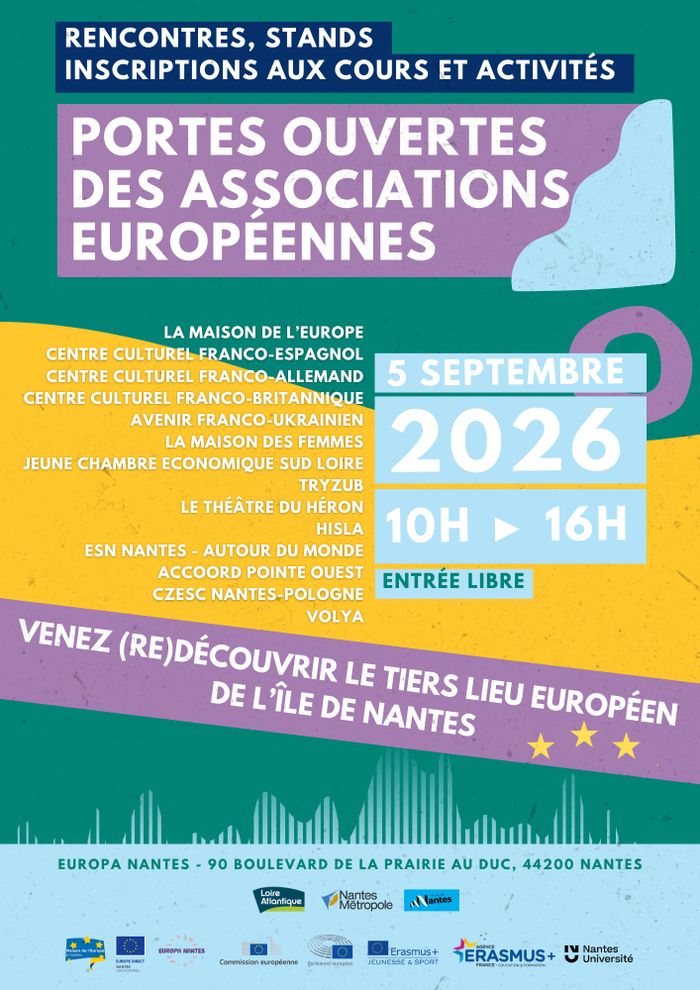 Portes ouvertes des associations européennes Maison de l’Europe – Europa Nantes Nantes