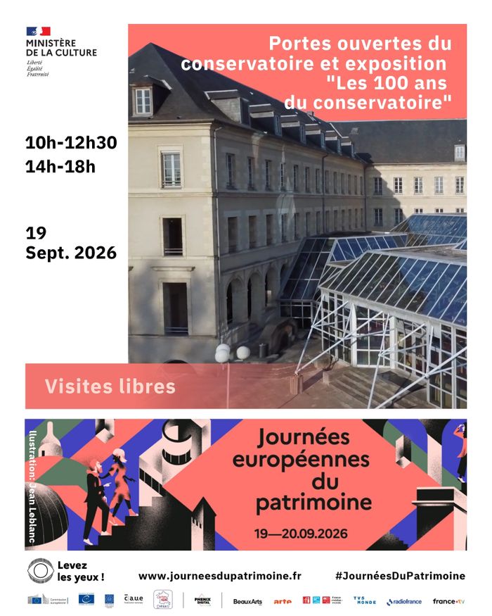 Portes ouvertes du conservatoire et exposition « Les 100 ans du conservatoire », Conservatoire de Musique et d’Art Dramatique de Nevers, Nevers