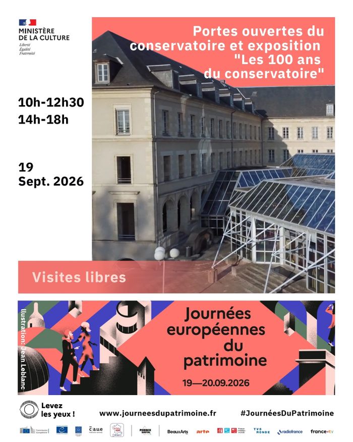 Portes ouvertes du conservatoire et exposition « Les 100 ans du conservatoire », Conservatoire de Nevers (CRD), Nevers