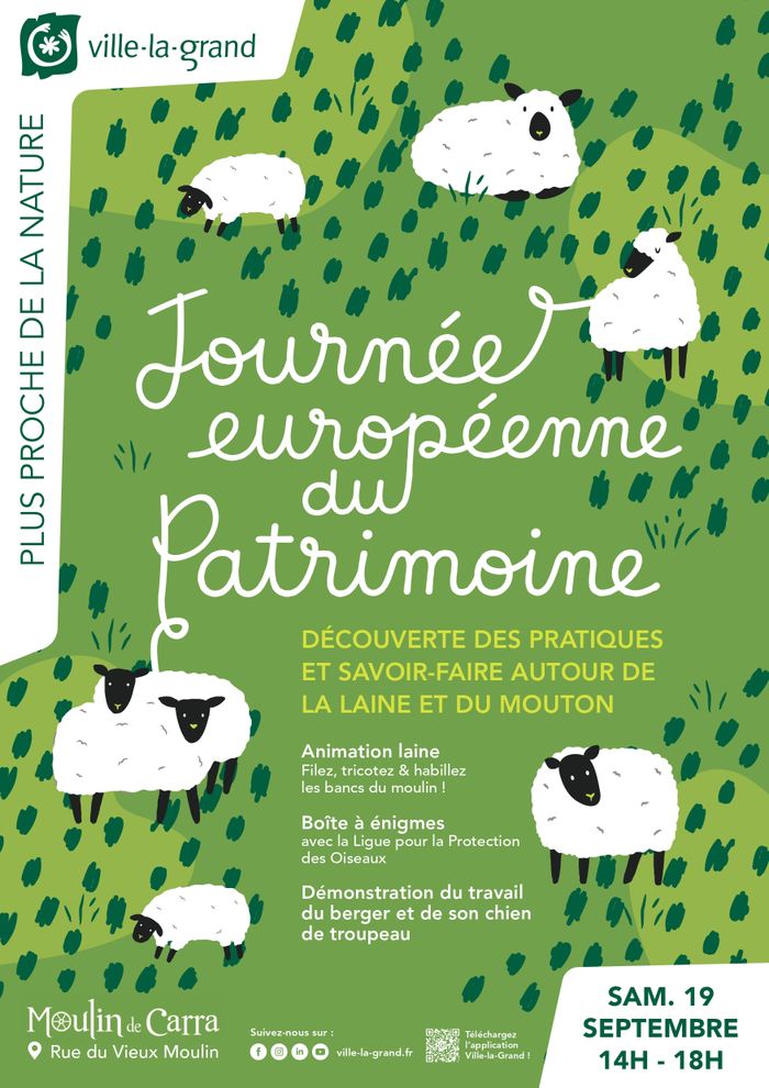 pratiques et savoir-faire autour de la laine de mouton, Moulin de Carra, Ville-la-Grand