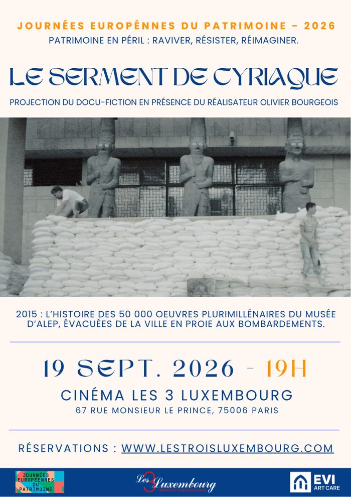 Projection du docu-fiction « Le serment de Cyriaque » en présence du réalisateur, Cinéma Les 3 Luxembourg, Paris