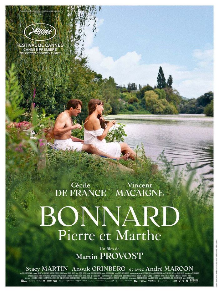 Projection du film « Bonnard, Pierre et Marthe », Champ Monet, Haute-Isle