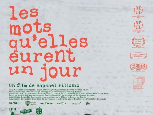 Projection du film de Raphaël Pillosio, Les mots qu’elles eurent un jour (2025), Cinéma Les lumières Nanterre, Nanterre