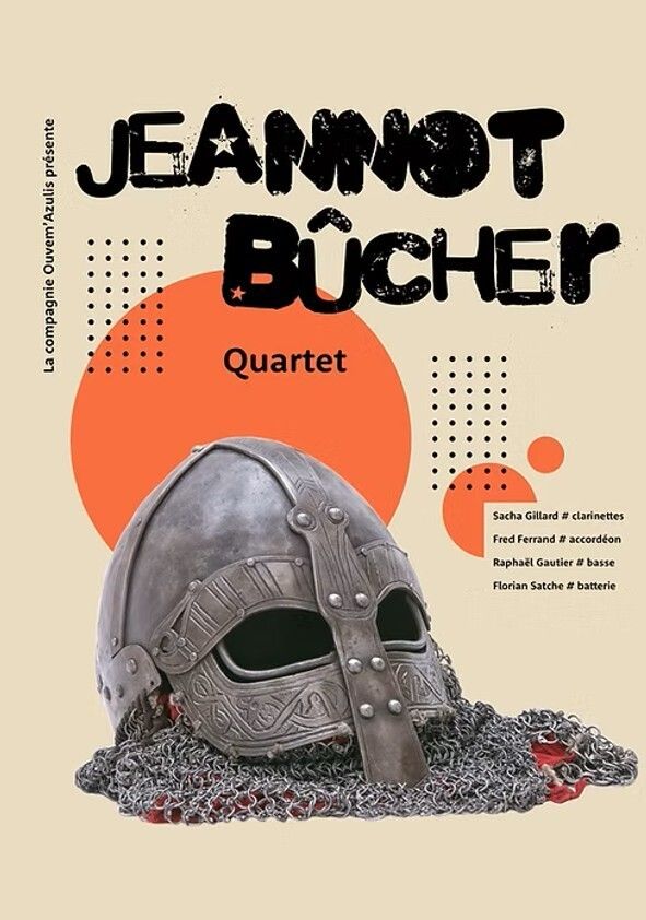 Quatre musiciens qui se rencontrent pour un jazz libre et énergique, Château du Bouchet, Dry