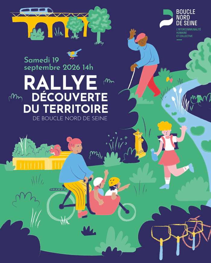 Rallye découverte, à pied ou à vélo, Coulée verte, Colombes
