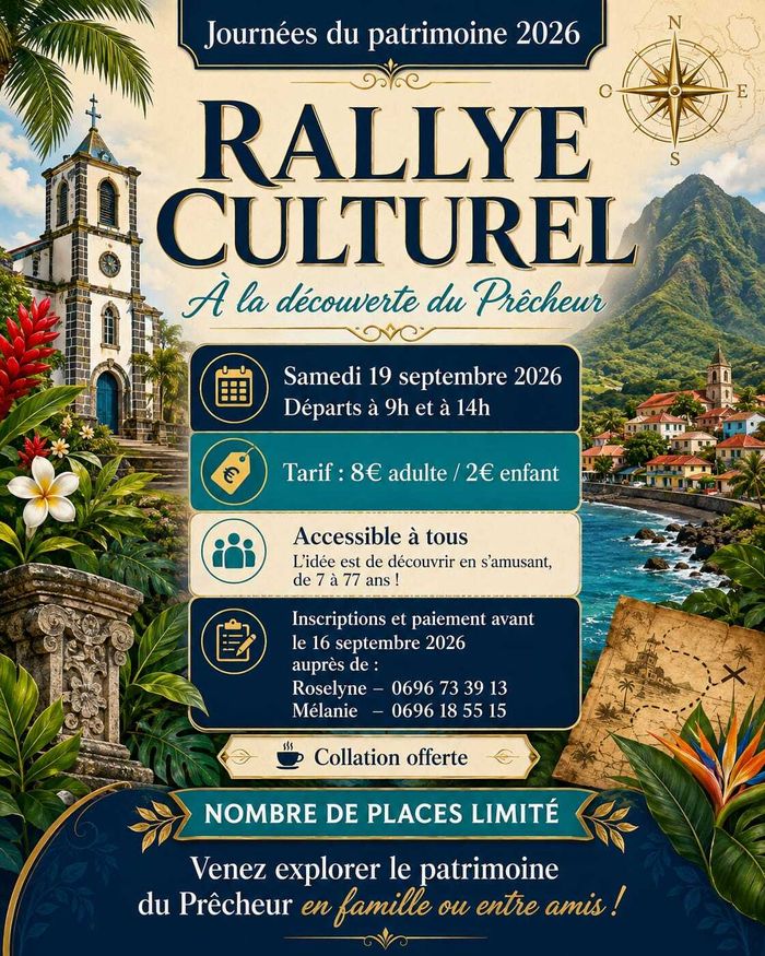 Rallye Découverte au Prêcheur, Espace Samboura, Prêcheur, Anse Belleville