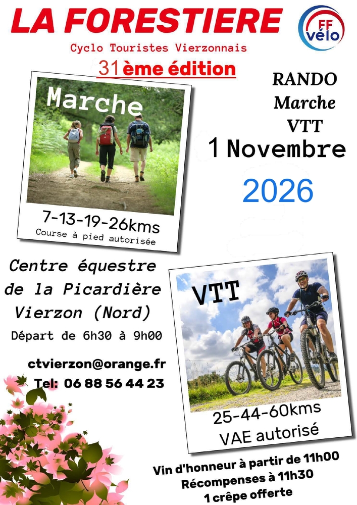 Rando Marche la forestière Vierzon