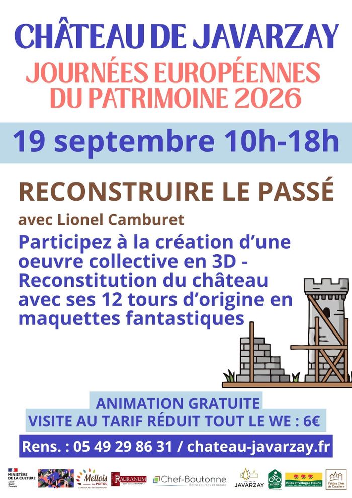 Reconstruire le passé : création de maquettes fantastiques, Château de Javarzay, Chef-Boutonne