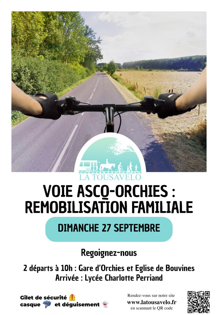 Remobilisation à vélo au départ d&rsquo;Orchies ou Bouvines, Gare Orchies, Orchies