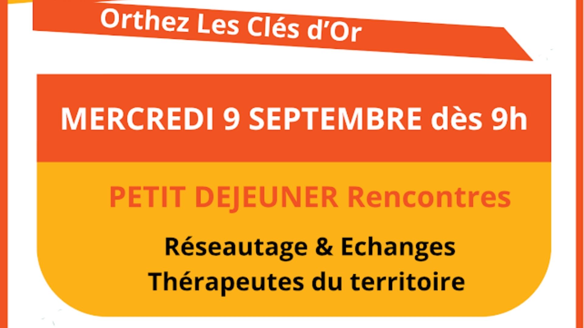 Rencontre Collectif de thérapeutes Résidence Domitys Les Clés d’or Orthez