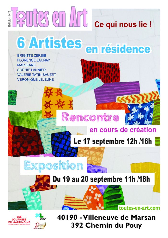 Rencontre/Exposition : Toutes en Art 2026, Mégane Dehouck, Villeneuve-de-Marsan