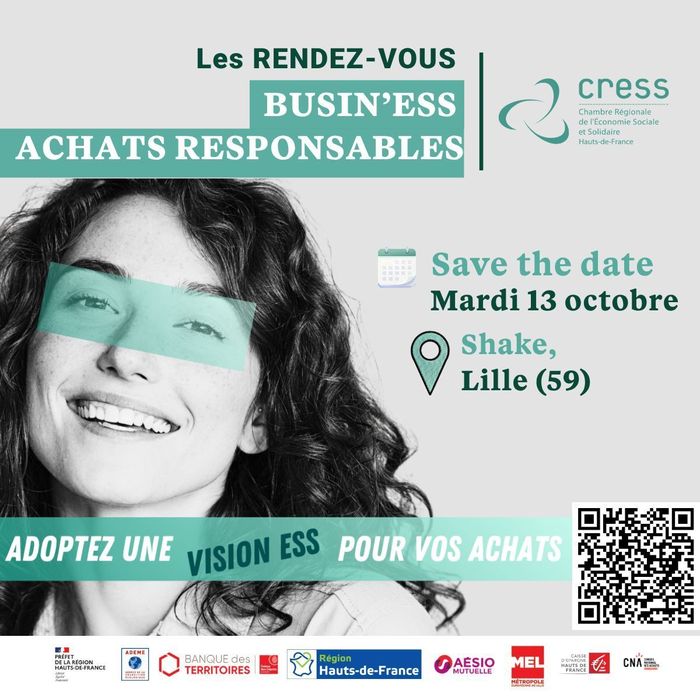 Rendez-vous Busin’ESS : développez vos achats responsables | Lille — 13 octobre, Shake – Siège régional Caisse d’épargne Hauts-de-France, Lille