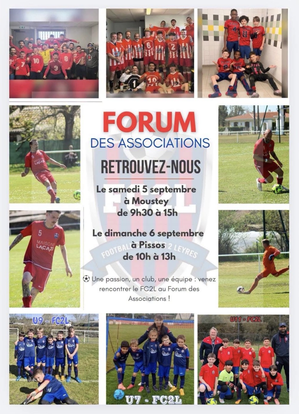 Retrouvez-nous au Forum des Associations SALLE DES FÊTES DE PISSOS – Pissos