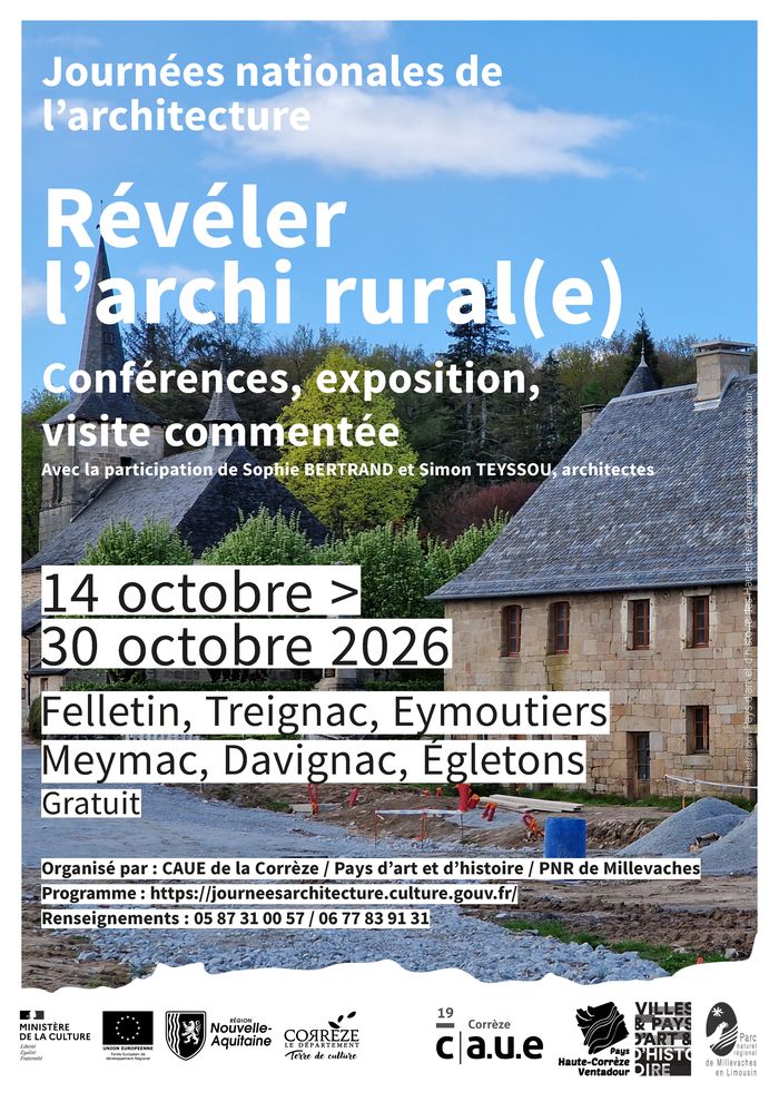 Révéler l’archi rural(e) : Conférence : “Territoires possibles”, Cinéma Le Soubise, Meymac