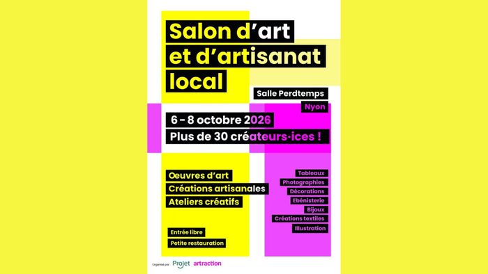 Salon d’art et d’artisanat local, Salle communale de Perdtemps – Nyon, Nyon