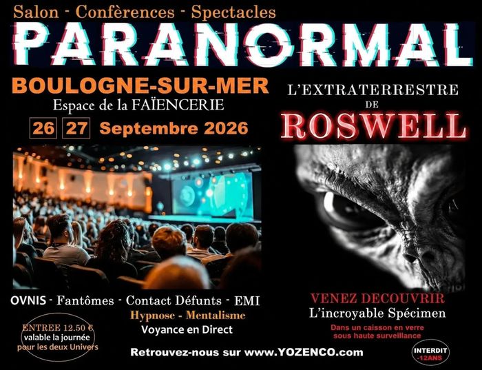 Salon du Paranormal au l’Espace de la Faiencerie à Boulogne-sur-Mer, Boulogne-sur-mer, Boulogne-sur-Mer