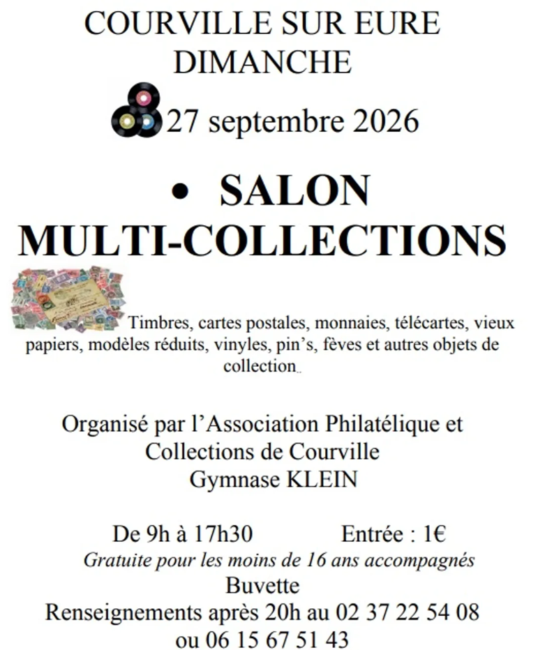 Salon multi-collections Courville-sur-Eure