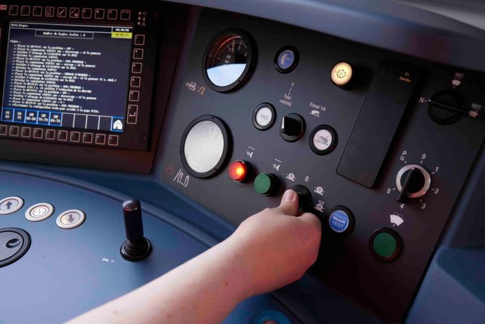 Simulateur de conduite d&rsquo;un train, Gare SNCF, Orléans