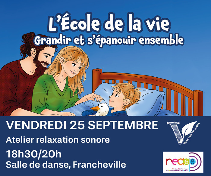 Soirée parents – Relaxation sonore, Salle de danse, Rue Jean Baudry, Varennes-Vauzelles
