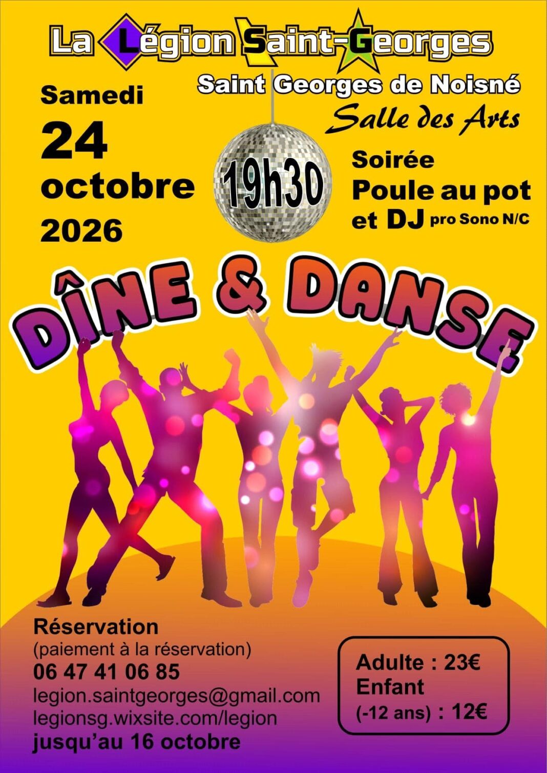 Soirée poule au pot avec DJ Salle les Arts Saint-Georges-de-Noisné