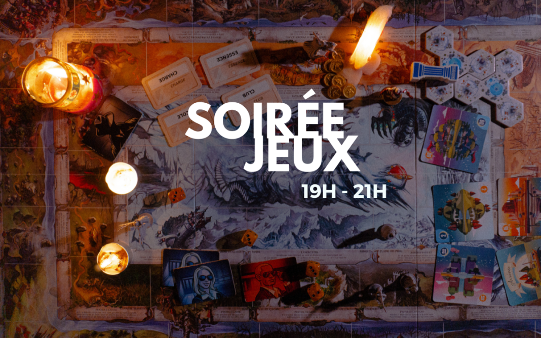 Soirées jeux de société Bibliothèque Robert Sabatier Paris