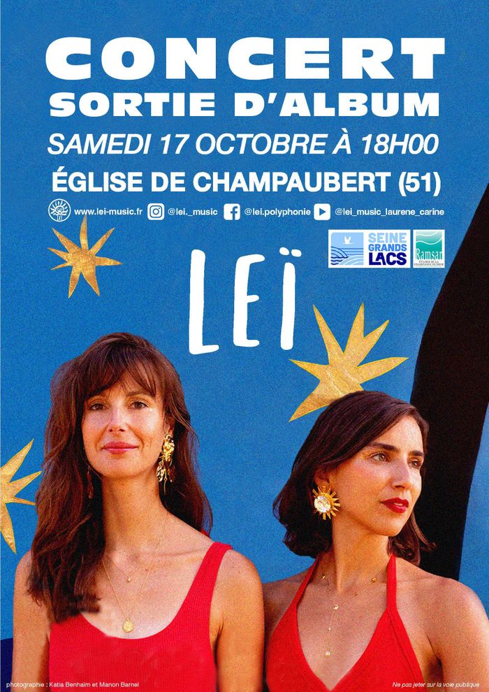 Spectacle chants polyphonique « Amarre » du duo LEÏ, Eglise Champaubert,