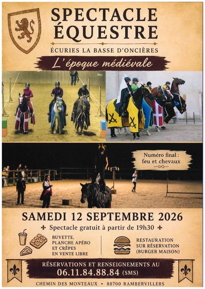 Spectacle équestre, rambervillers, Rambervillers