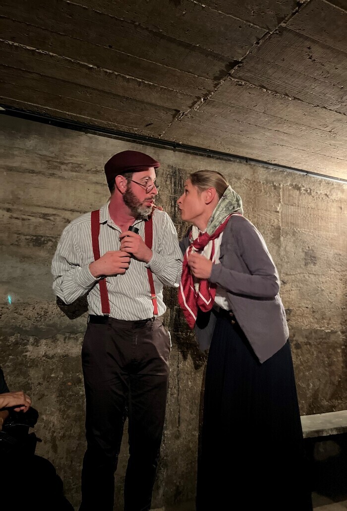 Spectacle itinérant « Tous aux abris! », Abri anti-aérien, Bois-Colombes